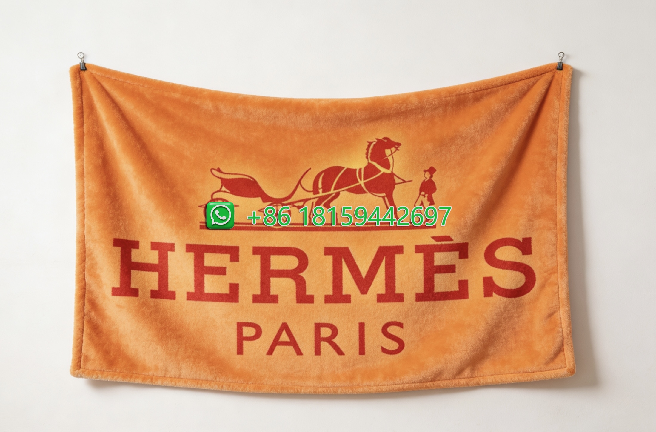 Hermes Throw Blankets